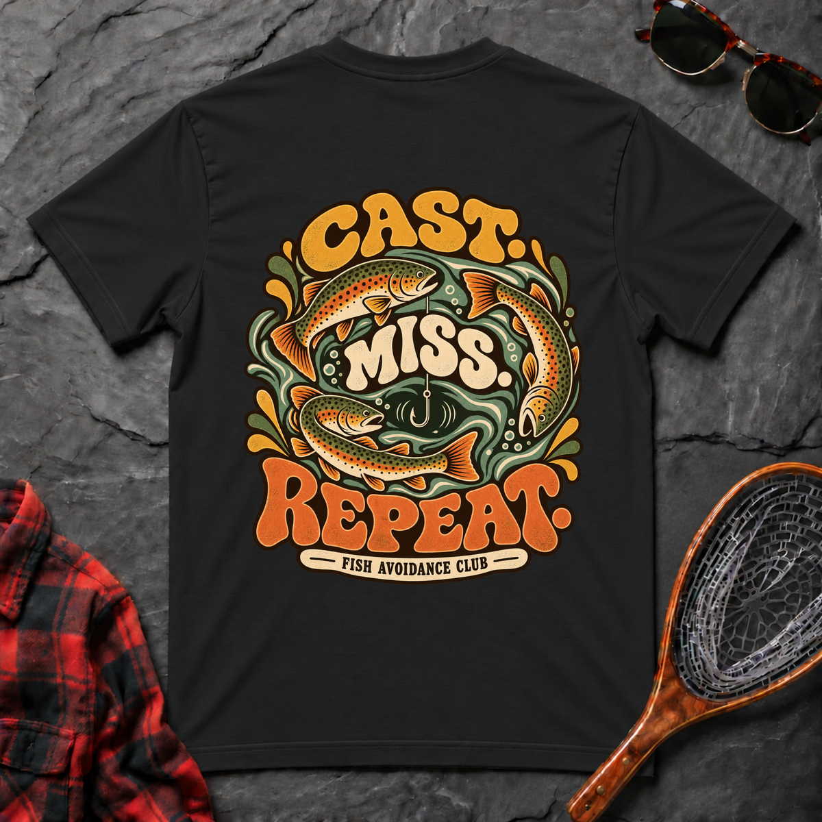 Cast. Miss. Repeat.