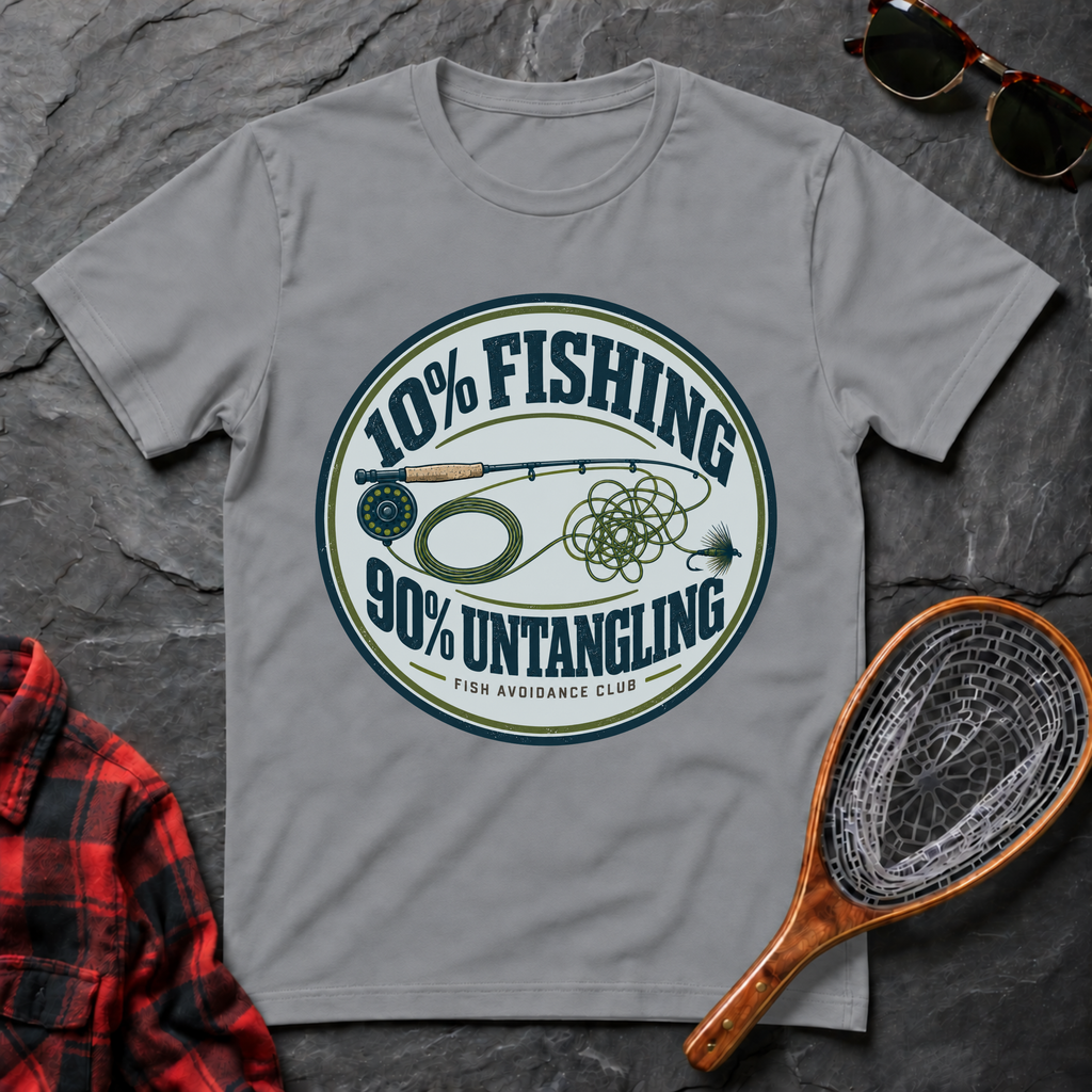 10 % Fishing 90% Untangling