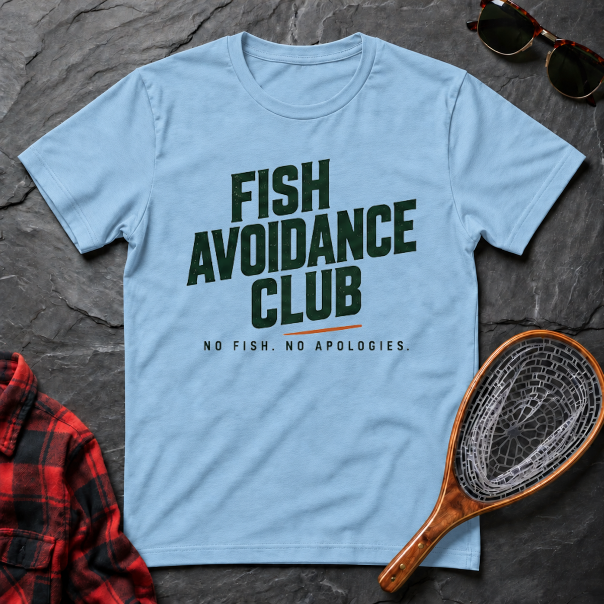 Fish Avoidance Club No Fish No Apologies