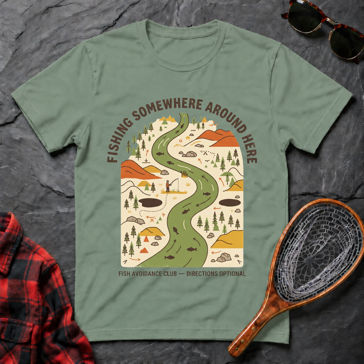 Fishing Somewhere Around Here