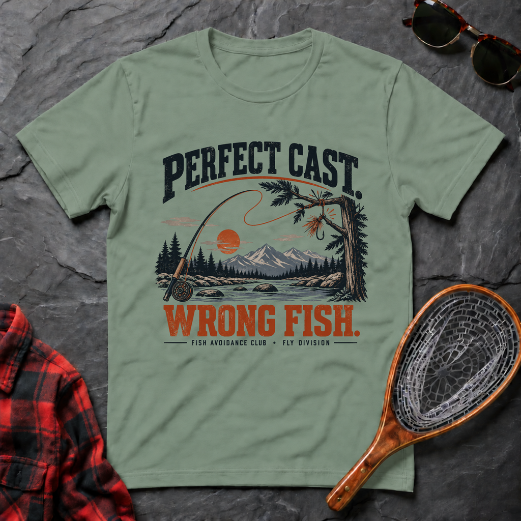 Perfect Cast. Wrong Fish.