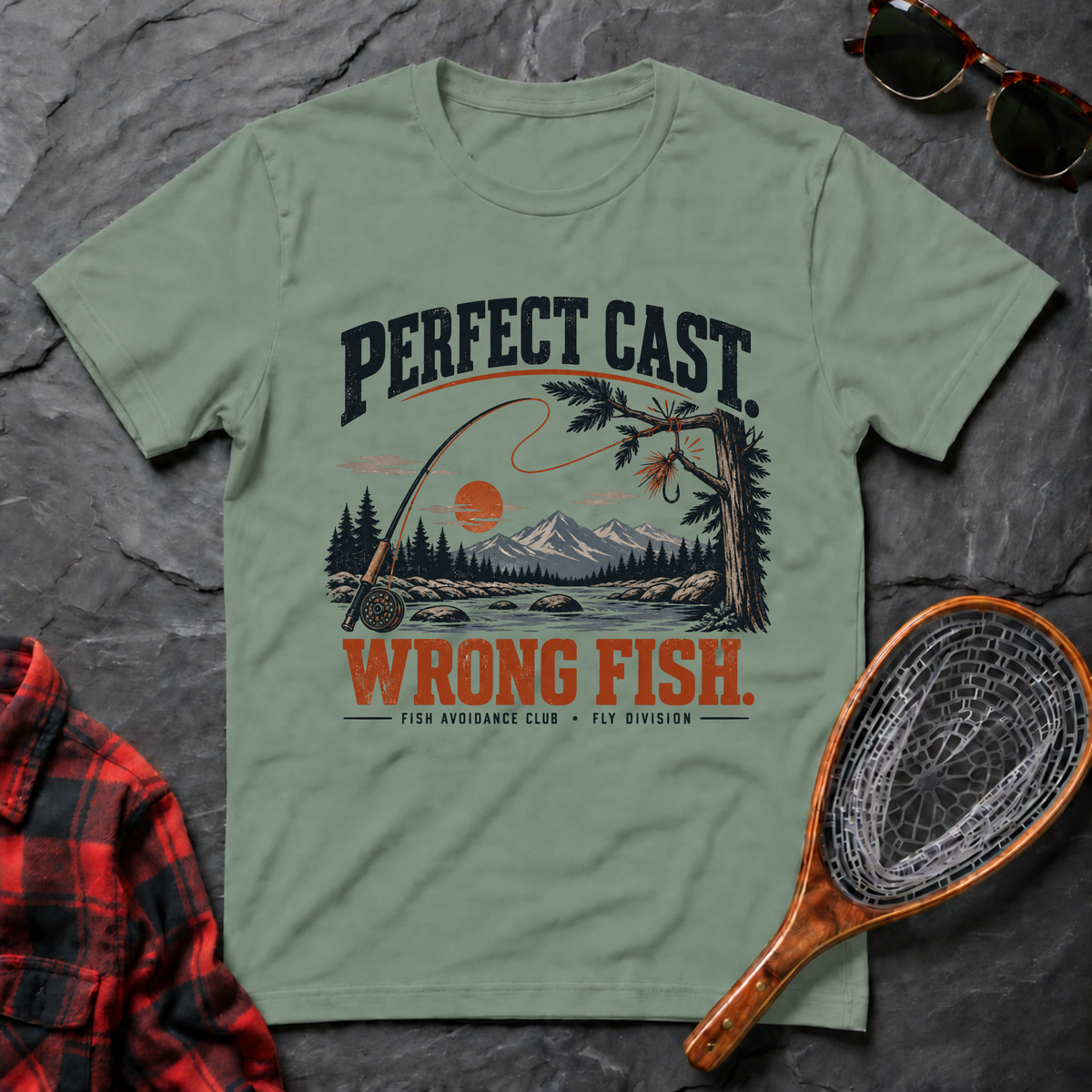 Perfect Cast. Wrong Fish.
