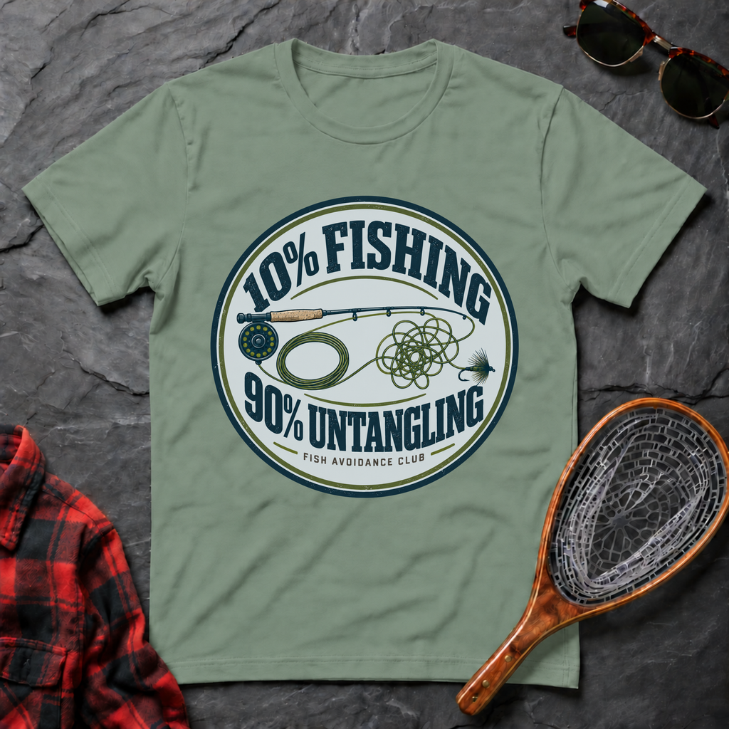 10 % Fishing 90% Untangling