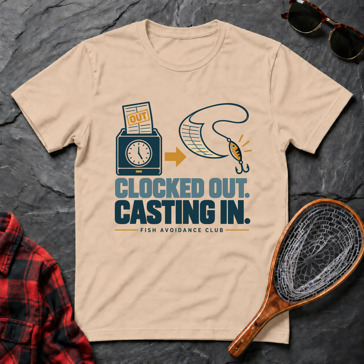 Clocked Out. Casting In.