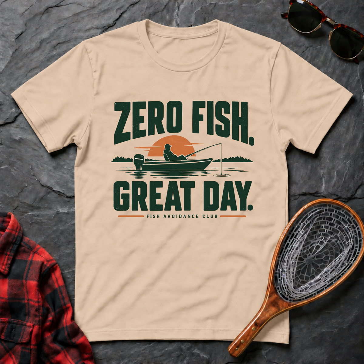 Zero Fish. Great Day.