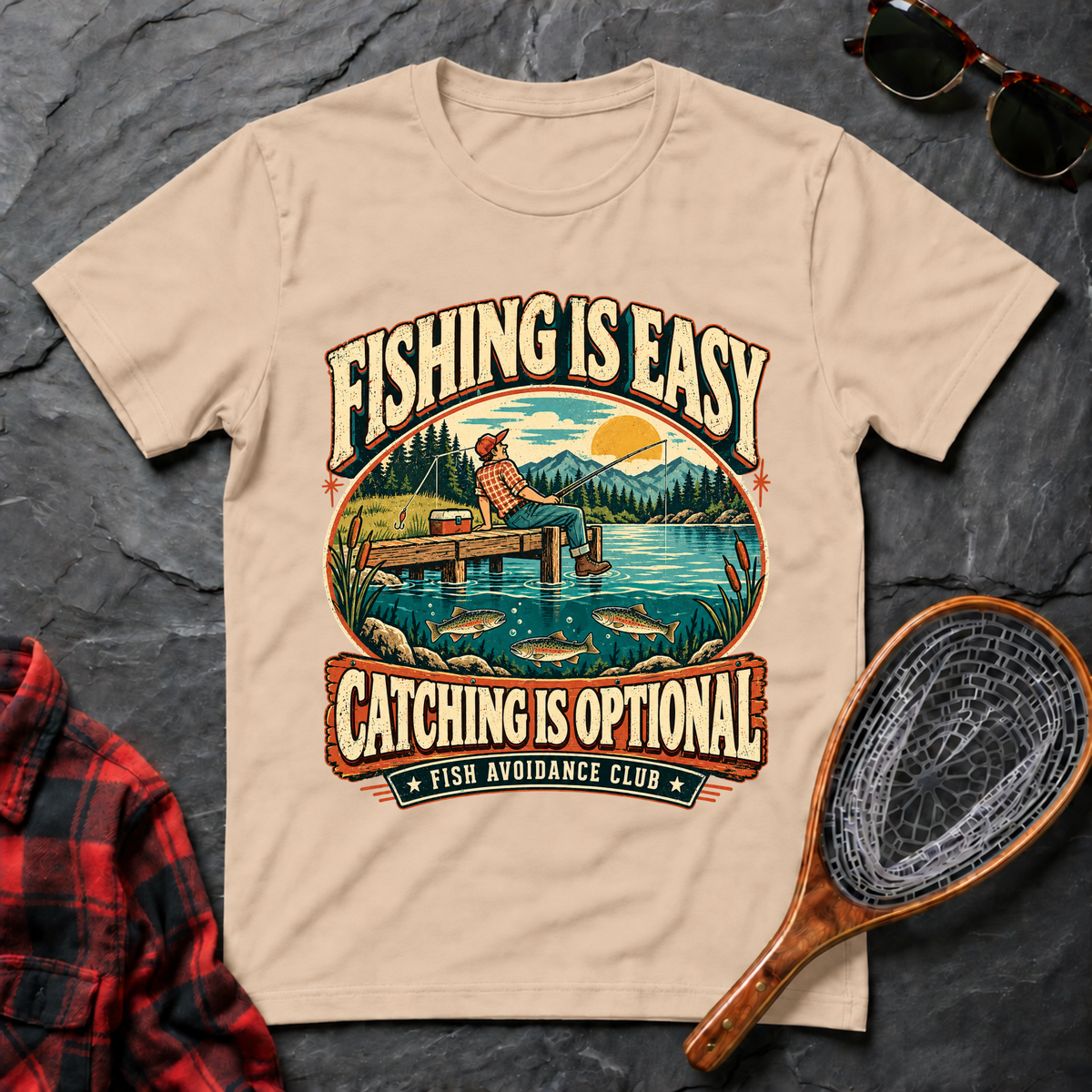 Fishing is Easy Catching is Optional