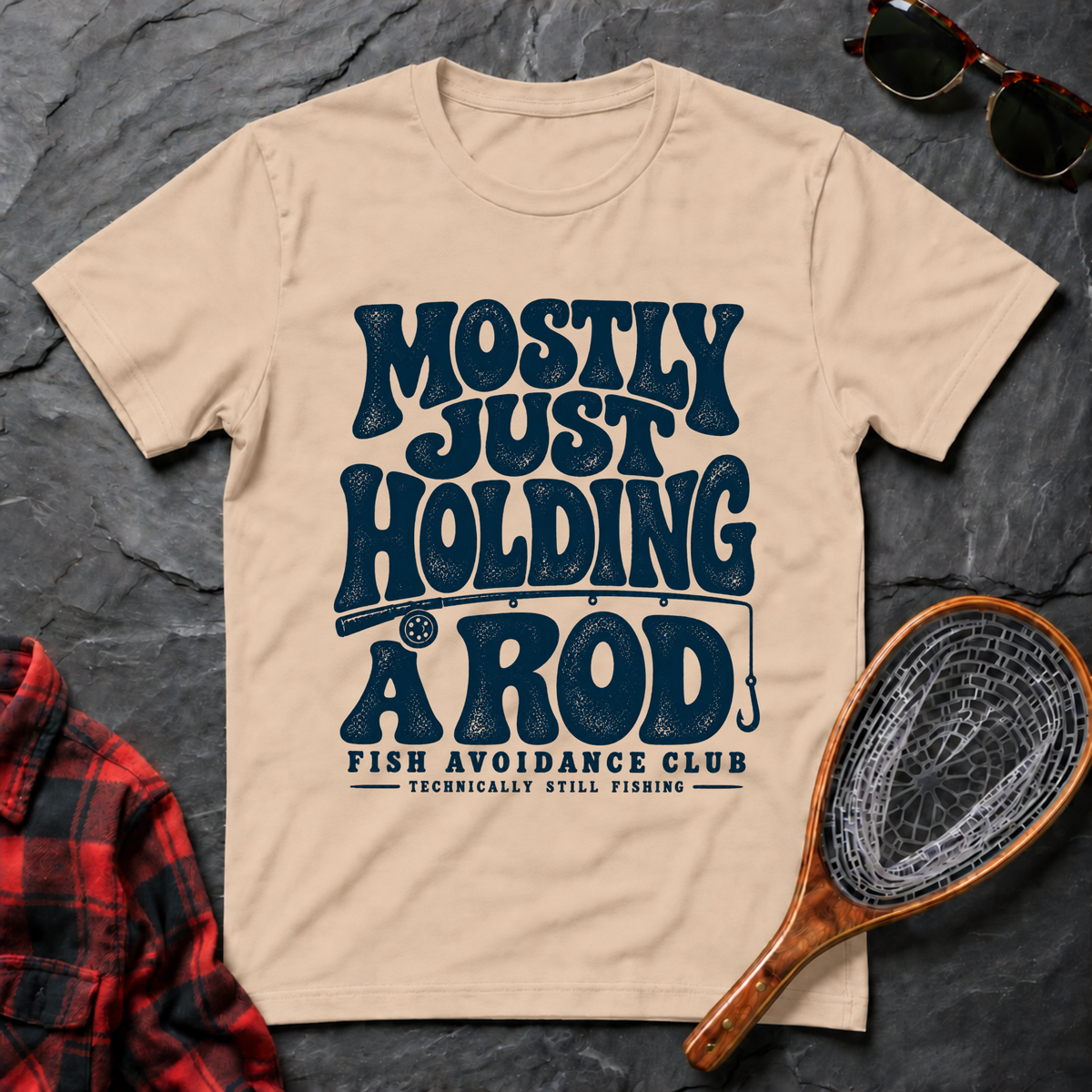 Mostly Just Holding a Rod