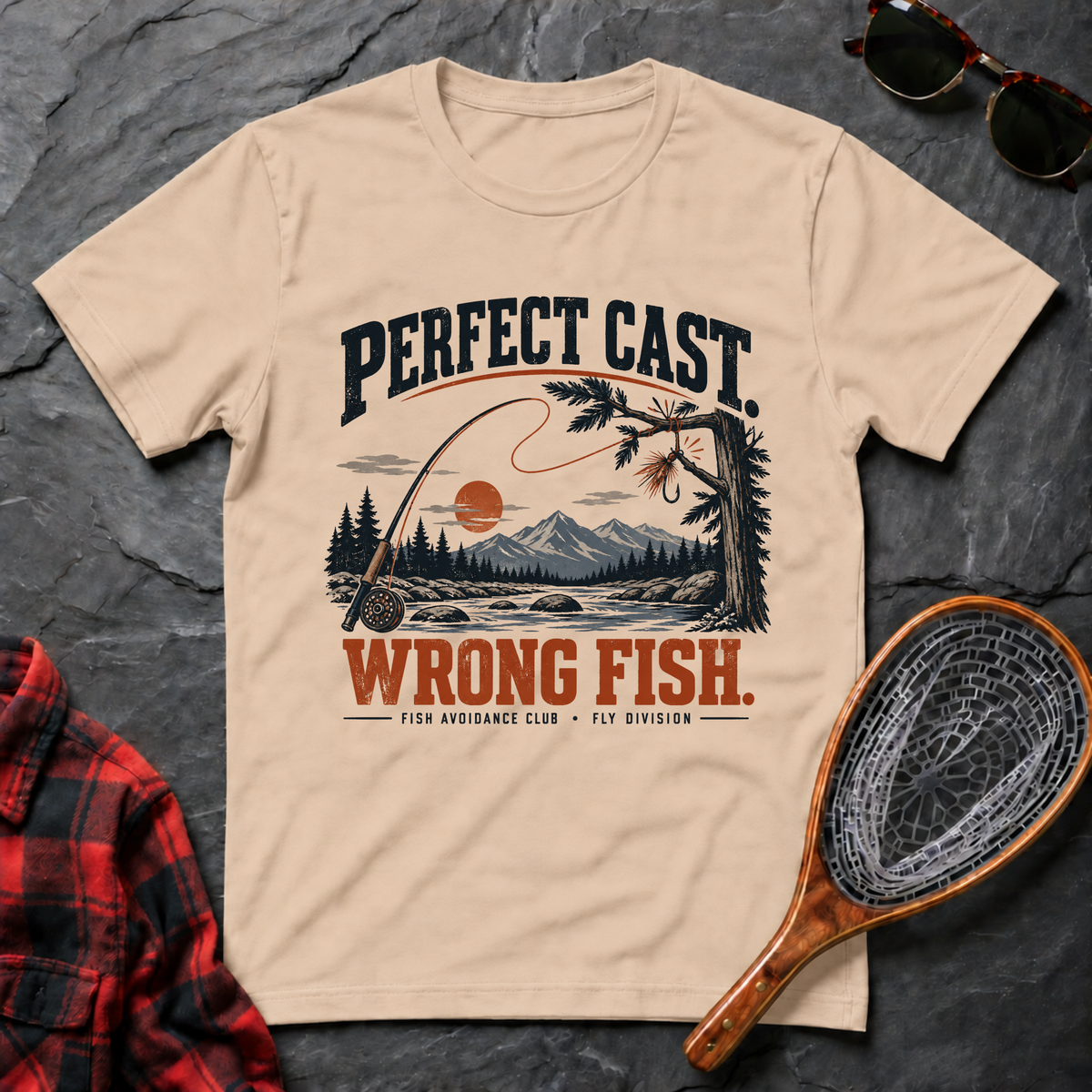 Perfect Cast. Wrong Fish.