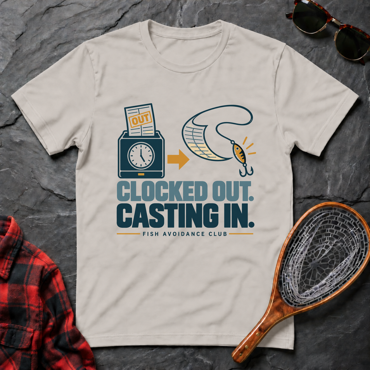 Clocked Out. Casting In.