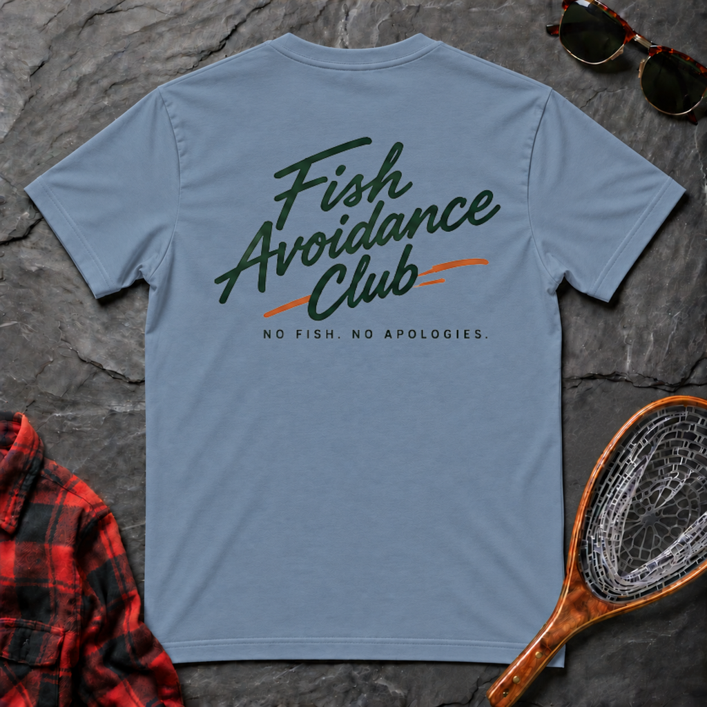 Fish Avoidance Club - No Fish No Apologies Workshirt