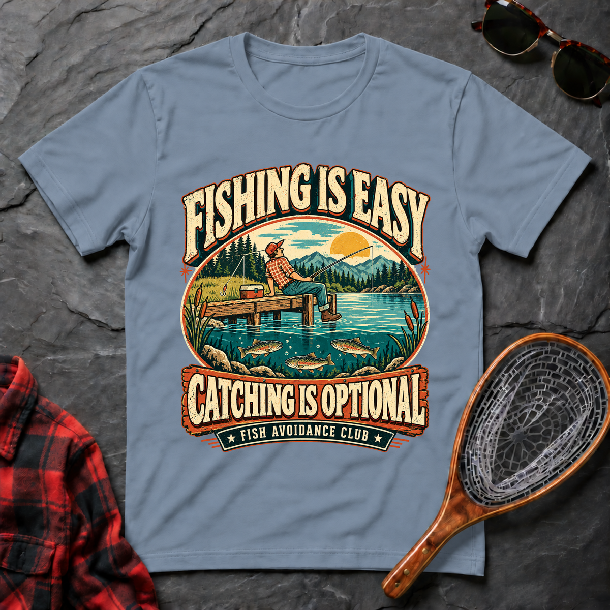 Fishing is Easy Catching is Optional