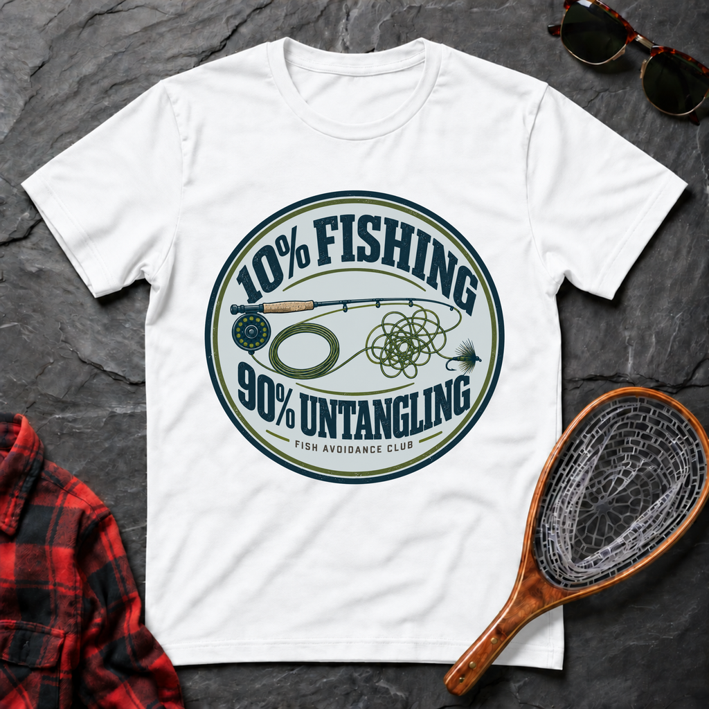 10 % Fishing 90% Untangling